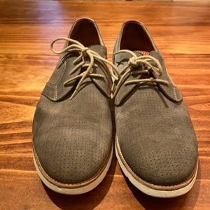 J&M Suede Wingtip Laceup Oxfords